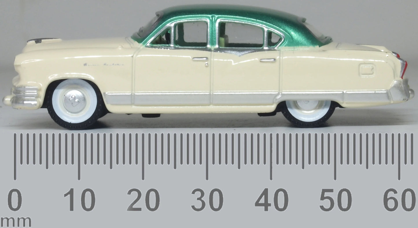 87KM53001 1953 Kaiser Manhattan Stardust Ivory/Jade Green