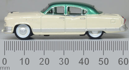 87KM53001 1953 Kaiser Manhattan Stardust Ivory/Jade Green
