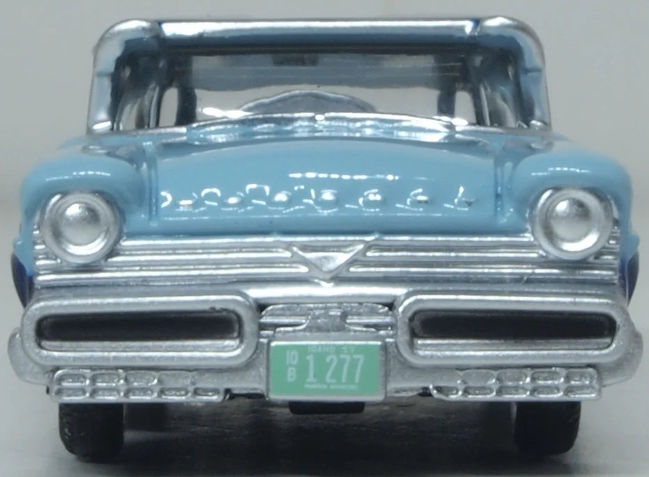 87MT57006 1957 Mercury Montclair Nantucket Blue/Pacific Blue