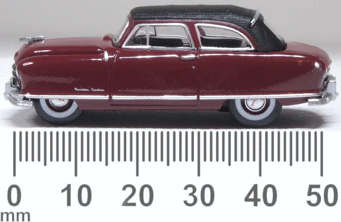 1950 Nash Rambler Custom Landau Convertible (Closed) Maroon