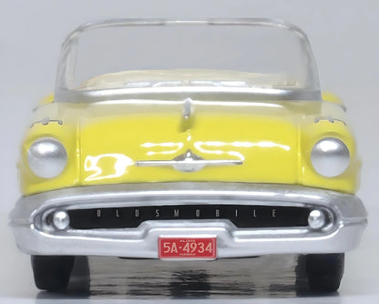 1957 Oldsmobile 88 Convertible Coronado Yellow Roof Down