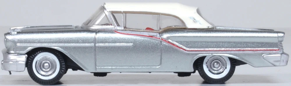 1957 Oldsmobile 88 Convertible (Closed) Gray/Red/White