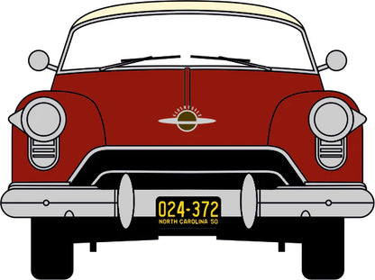 1950 Oldsmobile Rocket 88 Coupe Chariot Red/Canto Cream