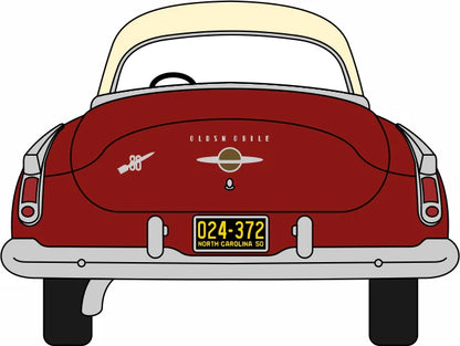 1950 Oldsmobile Rocket 88 Coupe Chariot Red/Canto Cream