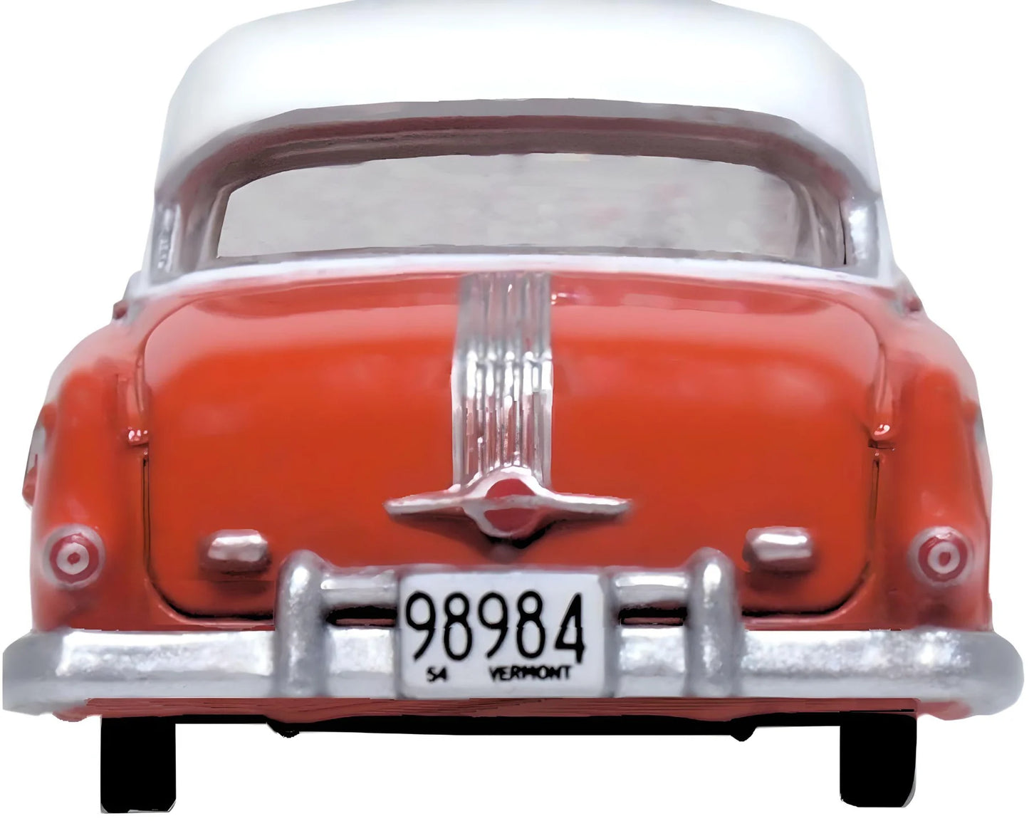 87PC54004 1954 Pontiac Chieftan 4 Door Coral Red/Winter White