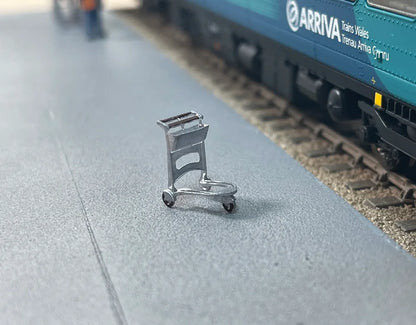 OO Gauge Luggage Trolley (Pack of 6) - Unpainted