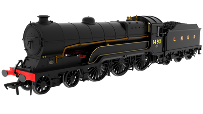 812508 LNER B2 Class 4-6-0 No.1492 - LNER Black (Shaded) Steam Locomotive - DCC Sound