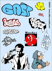 Graffiti: Artistic A Waterslide Decals