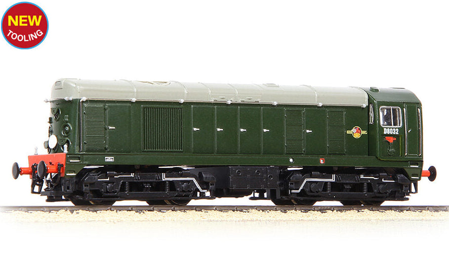 371-030A Class 20/0 Disc Headcode & Tablet Catcher D8032 BR Green (Late Crest) Diesel Locomotive