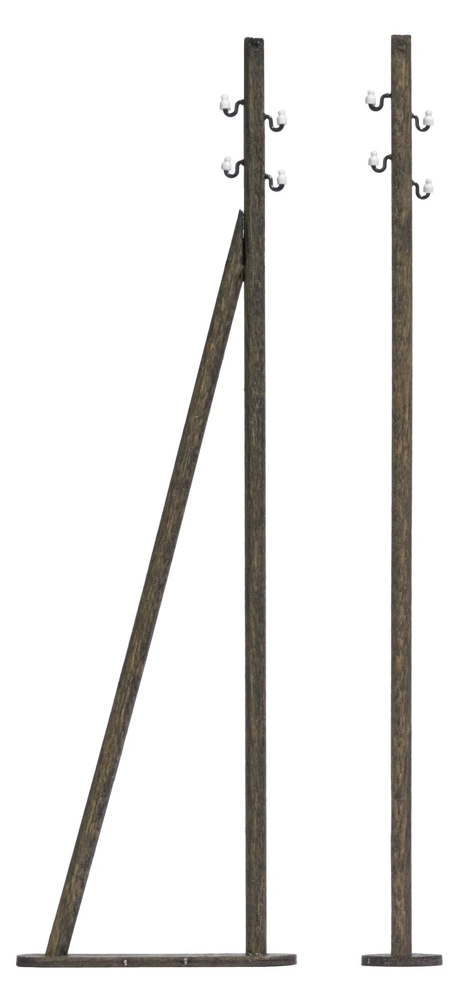 BUS8953 2 Wooden poles for overhead lines