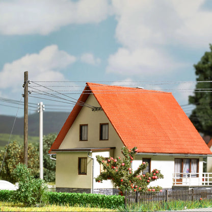 BUS8953 2 Wooden poles for overhead lines