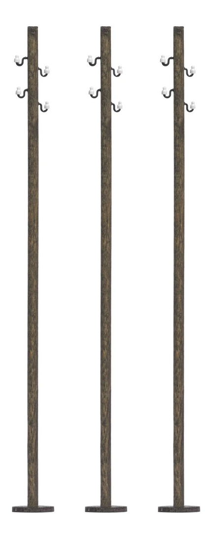 BUS8954 3 Wooden poles for overhead lines