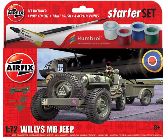 Hanging Gift Set - Willys MB Jeep Model Kit