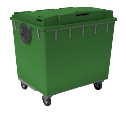 N Gauge Large Bins (Pack of 6) - Unpainted Model Kit