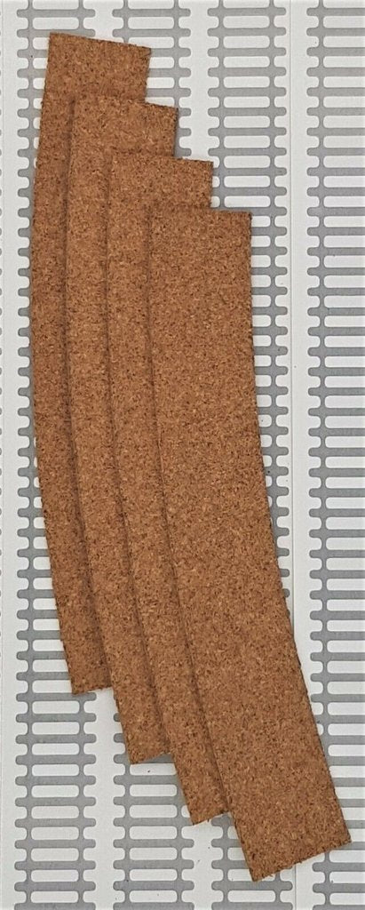 Cork Track Underlay - Single Curve 4th Radius - Pack of 4