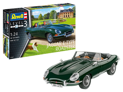 Jaguar E-Type Roadster (1:24 Scale) Model Kit