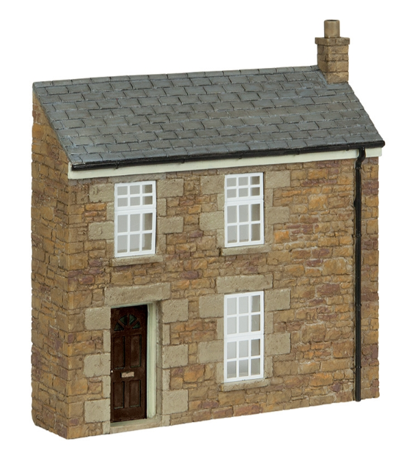 Low Relief Stone Terrace Left Hand Door Brown