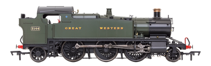 Large Prairie 3146 GWR Green Great Western Steam Locomotive