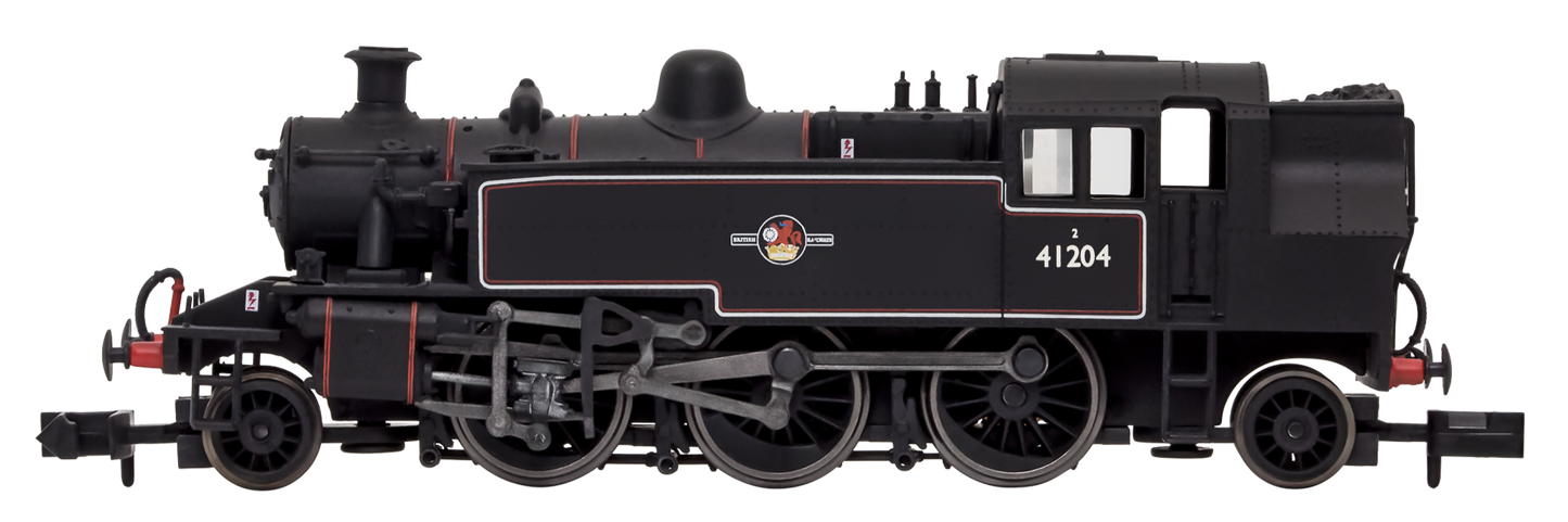 Ivatt 2-6-2T 41204 BR Late Crest Lined Black