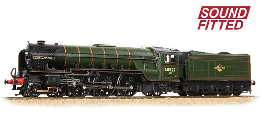 31-528BSF LNER Peppercorn A2 60527 'Sun Chariot' BR Lined Green (Late Crest) Steam Locomotive - DCC Sound
