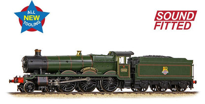 GWR 49XX 'Hall' 4962 'Ragley Hall' BR Lined Green (Early Emblem) Steam Locomotive - DCC Sound