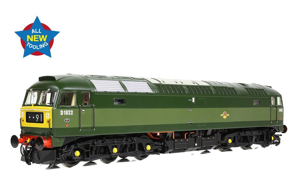 35-410A Class 47/0 D1922 BR Two-Tone Green (Small Yellow Panels) Diesel Locomotive