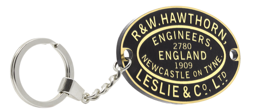 Hawthorn Leslie Worksplate Keyring – 2780 Asbestos