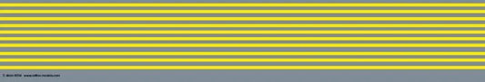 Station Platform Safety Lines: Yellow OO Gauge Waterslide Decals