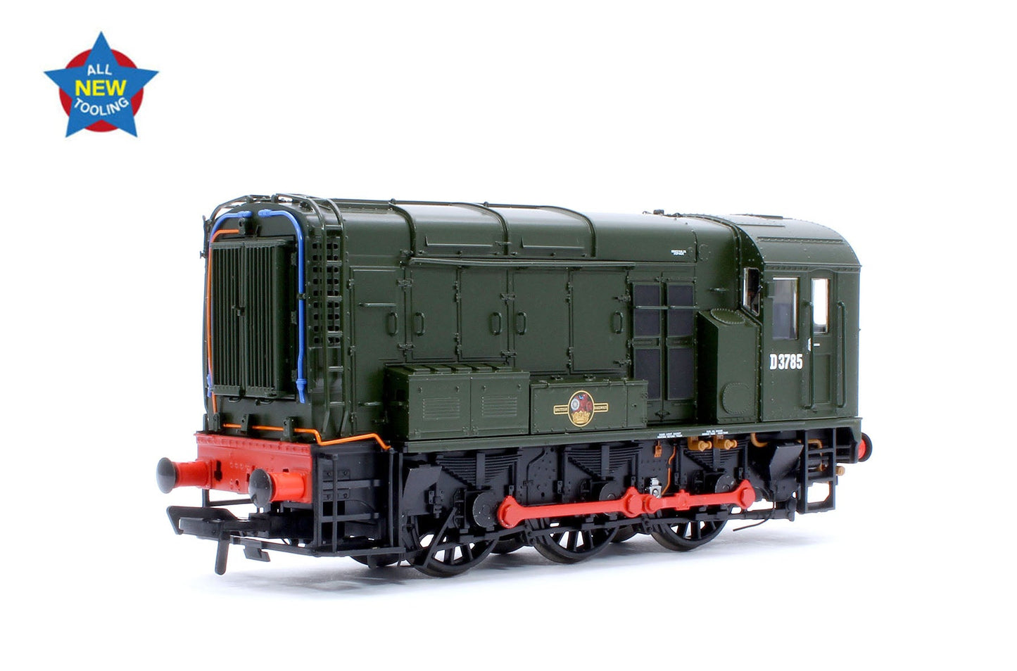 Pre-Owned 35-901 Class 08 D3785 BR Green (Late Crest) Diesel Locomotive