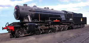 WD Austerity 2-10-0 90775 BR Black Steam Locomotive - Smoke & DCC Sound