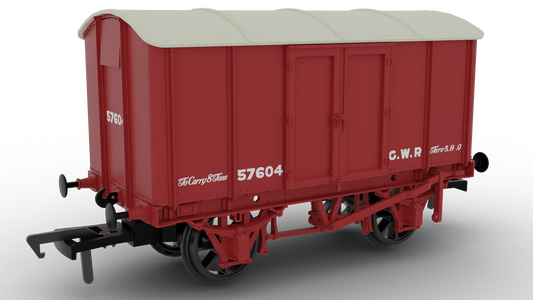 Dia. V6 Iron Mink GWR Red (RHS GWR Lettering) No.57604