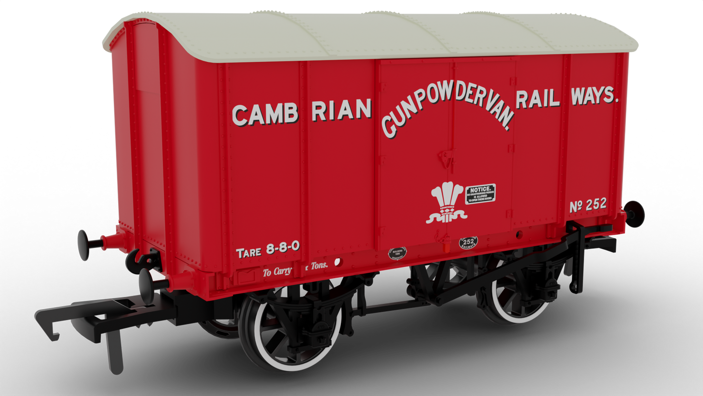 Dia. V6 'Not Quite Mink' Cambrian Railways Red No.252
