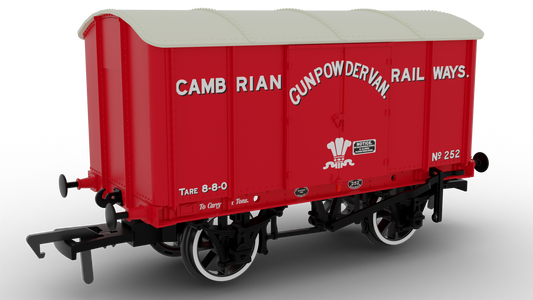 Dia. V6 'Not Quite Mink' Cambrian Railways Red No.252