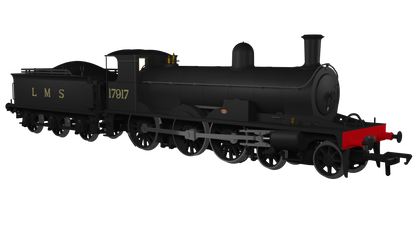 Highland Railways Jones Goods 4-6-0 Steam Locomotive No.17917, LMS unlined black (late)