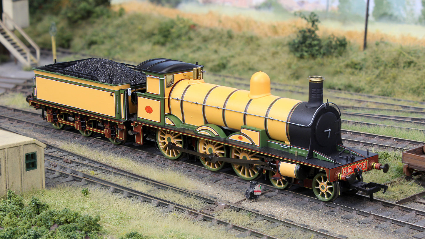 914101 Highland Railways Jones Goods 4-6-0 Yellow No. 103 (1960s Condition) Steam Locomotive