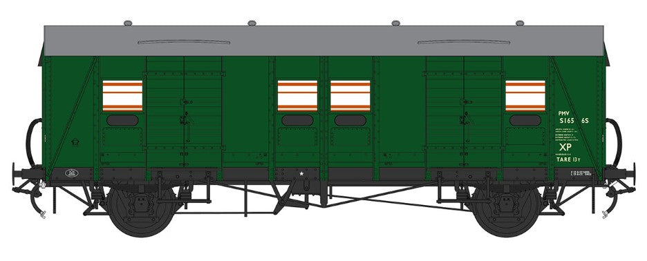 SR Parcels & Miscellaneous Van (PMV) S1626S BR(S) green (plywood body)