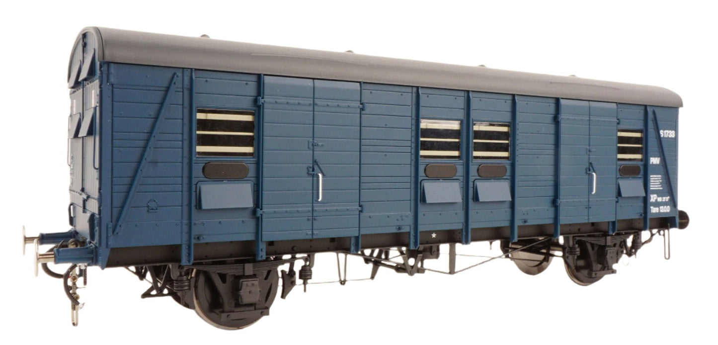 Covered Carriage Truck (CCT) S1733 BR Blue (uneven planks)