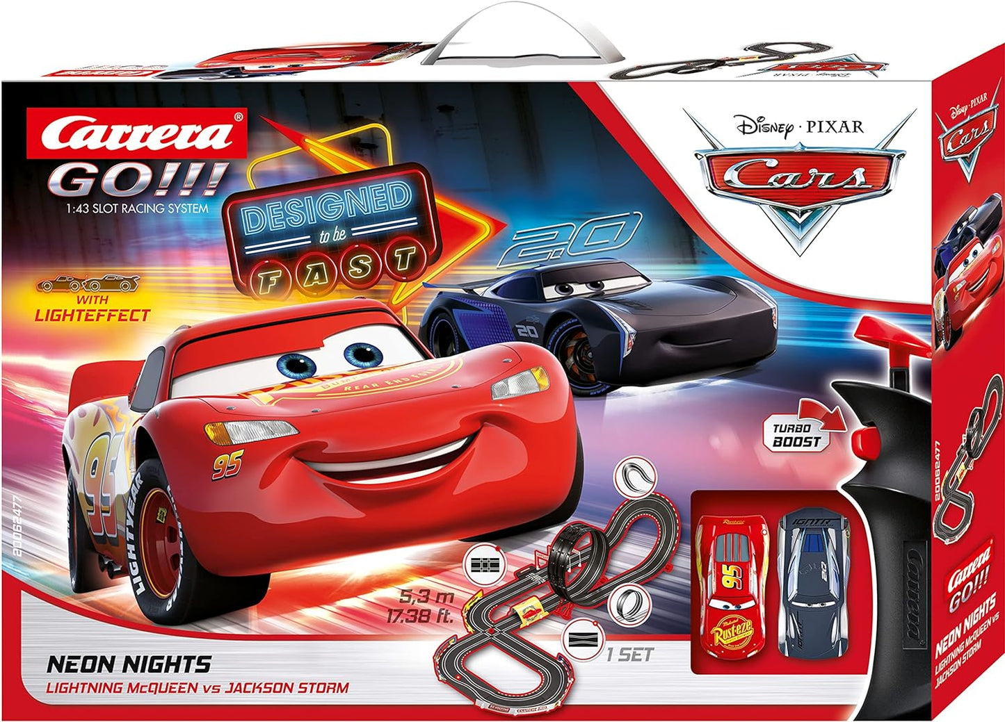 Carrera 20062477UK Carrera GO!!! Disney-Pixar Cars™ – Rails