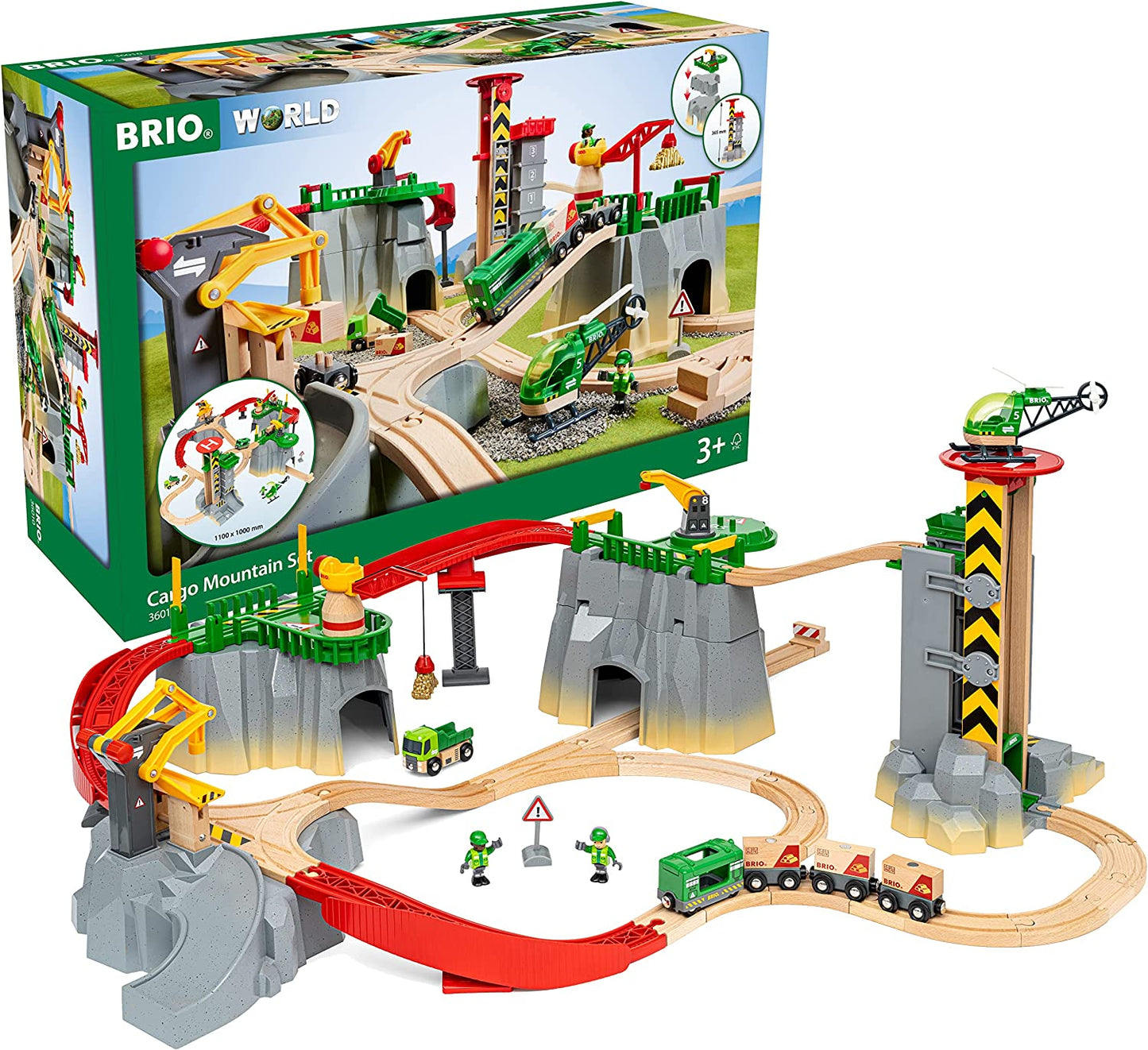 BRIO World Railway Set Cargo Mountain Set