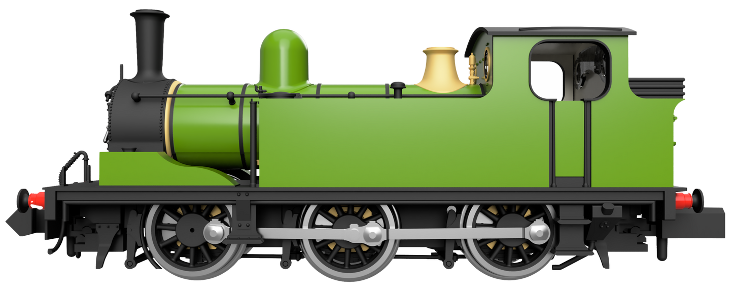 J72 0-6-0 69023 BR Lined Apple Green (Preserved) NER & Late Crest Steam Tank Locomotive - DCC Fitted