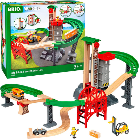 BRIO World - Lift & Load Warehouse Set