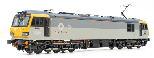 Class 92 Railfreight Grey No.92002 'H. G. Wells' Electric Locomotive - DCC Fitted