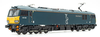 Class 92 Caledonian No.92033 'Railway Heritage Trust' Electric Locomotive - DCC Fitted