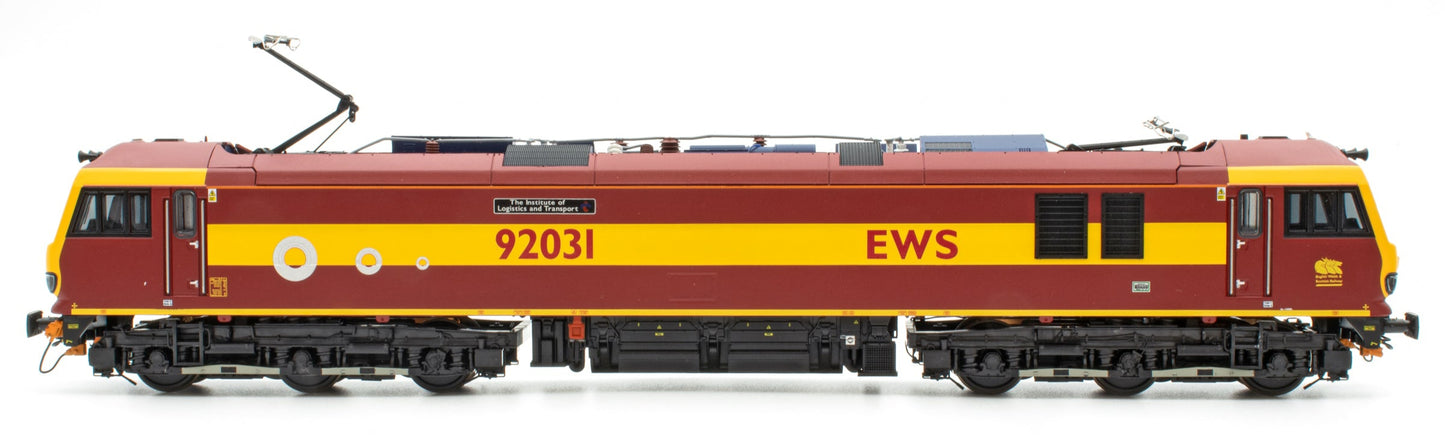 Class 92 EWS No.92031 'The Chartered Institute of Transport' Electric Locomotive - DCC Fitted