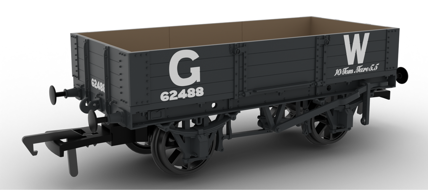 Dia. O21 Four-Plank Open GWR Grey (23” lettering) No.62488