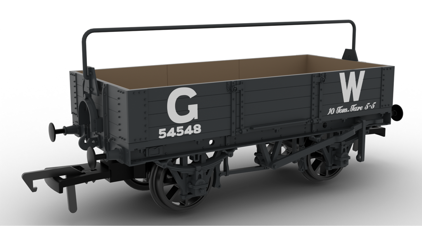 925015 Dia. O21 Four-Plank Open GWR Grey (23” lettering) No.54548