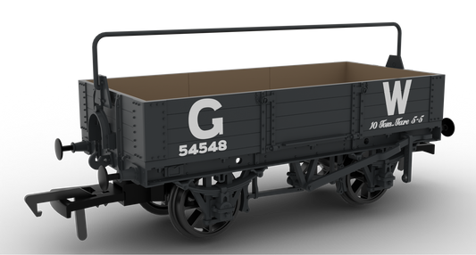 Dia. O21 Four-Plank Open GWR Grey (23” lettering) No.54548