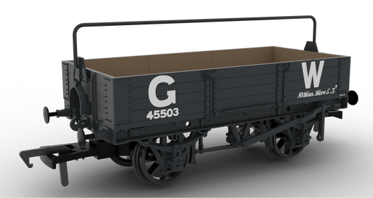 Dia. O21 Four-Plank Open GWR Grey (23” lettering) No.45503