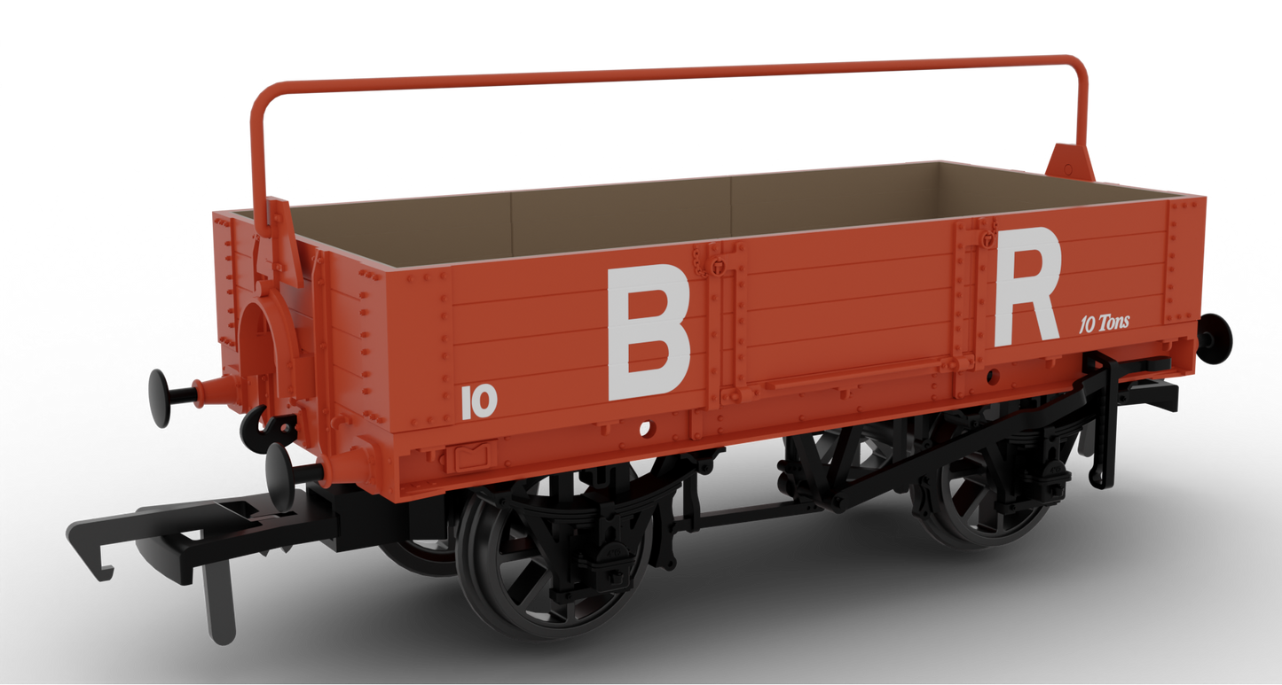Dia. O21 Four-Plank Open Barry Railway Red Oxide No.10