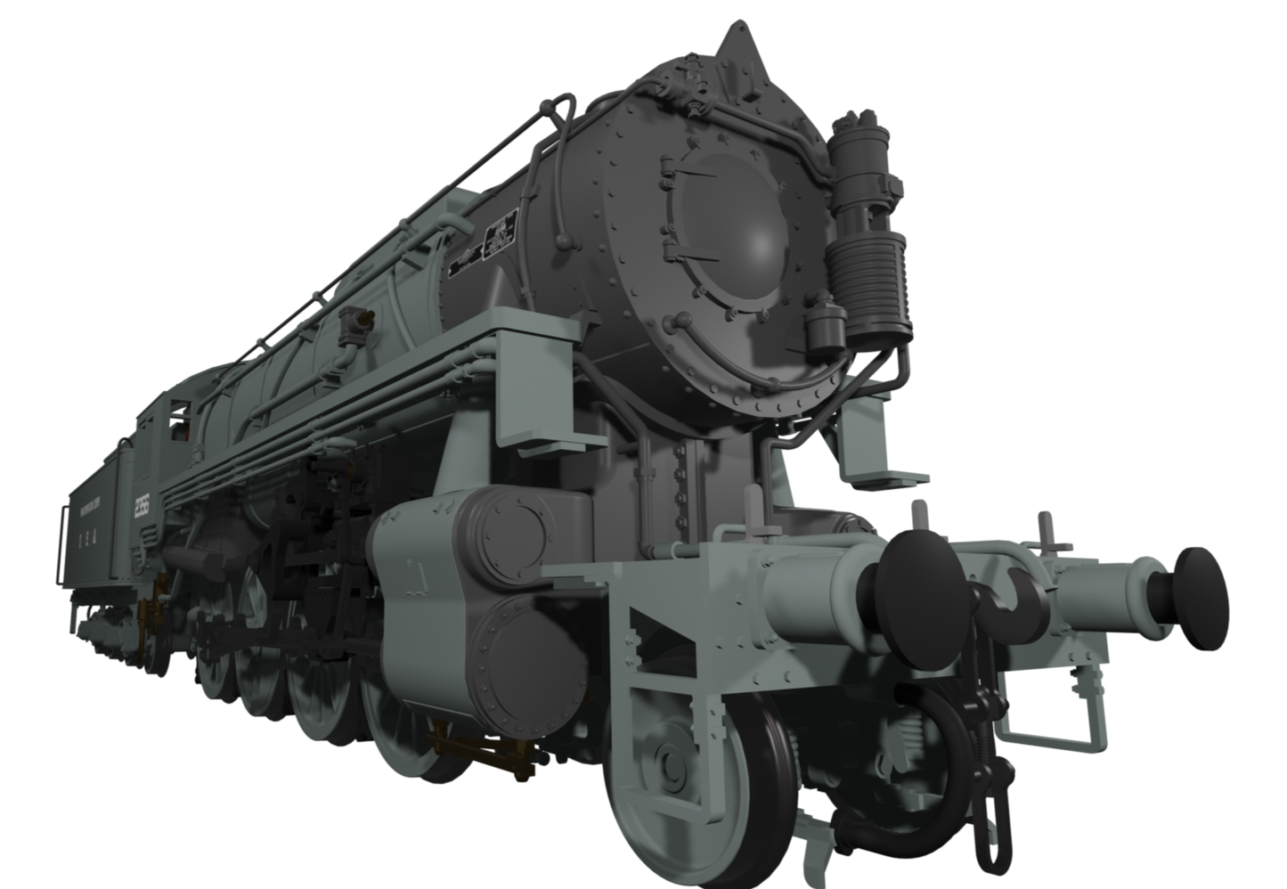 USATC S160 2-8-0 SR Wartime Light Grey with Transportation Corps U.S.A on Tender No.2356 Steam Locomotive - DCC Sound